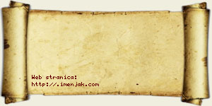 Kristina Ršumović vizit kartica